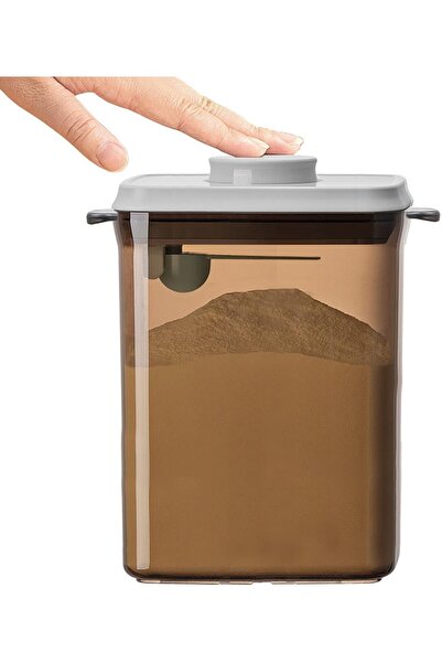 Yelajoy برطمان تخزين مسحوق الحليب، 1700 مل، خالٍ من مادة BPA، آمن وغير سام، مع ملعقة وغطاء، سعة كبيرة