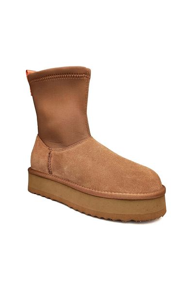 La Conte Brown Booties Womens Shoes