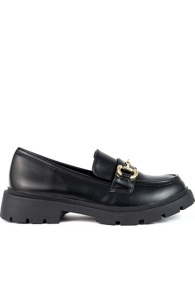 Stella New York Black Loafers Womens Shoes