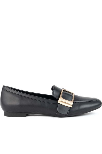 Stella New York Black Loafers Womens Shoes