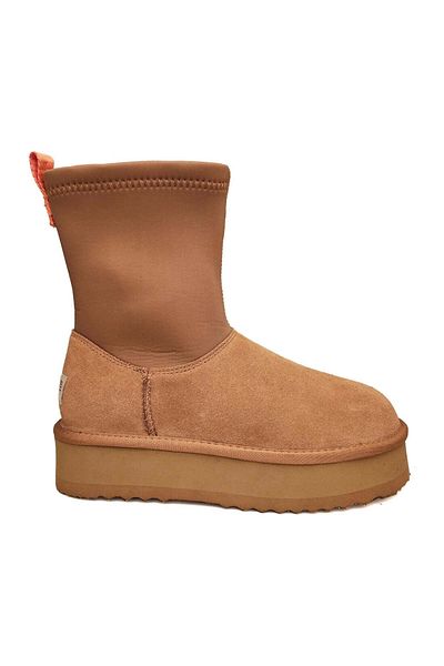 La Conte Brown Booties Womens Shoes