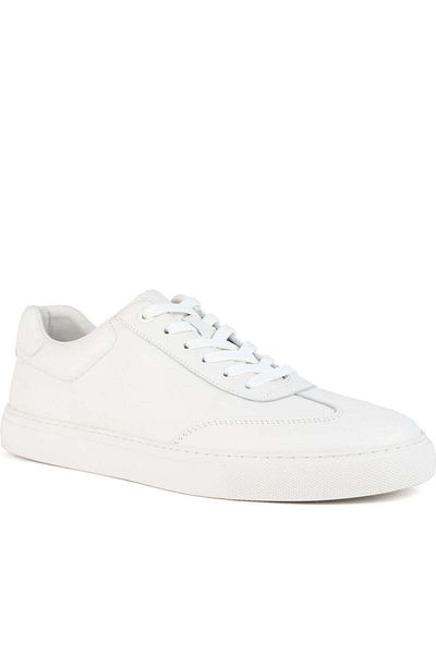 Sergio Moretti White Trainers Mens Shoes
