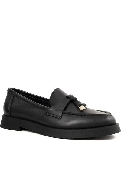 La Conte Black Loafers Womens Shoes