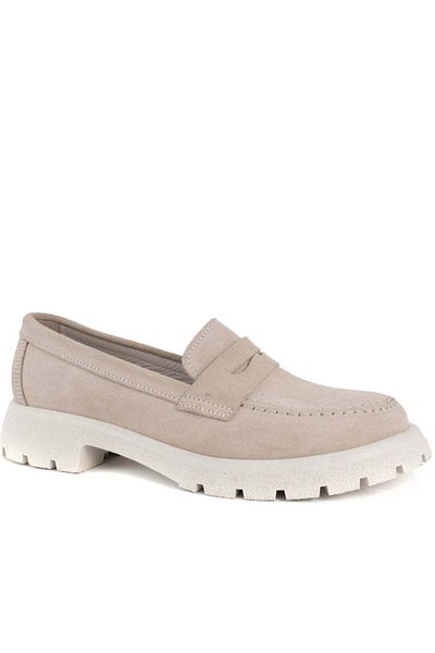 La Conte Beige Loafers Womens Shoes