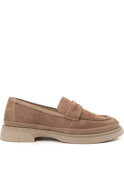 La Conte Beige Loafers Womens Shoes