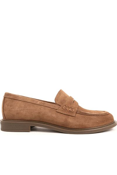Sergio Moretti Brown Loafers Womens Shoes