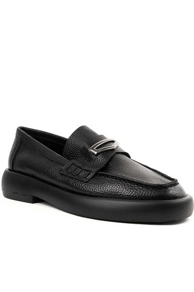 La Conte Black Loafers Womens Shoes