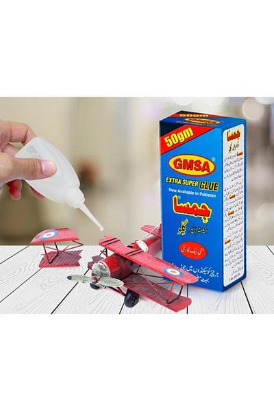 GMSA Pack Of 2 Extra Super Glue Clear 50GM *2