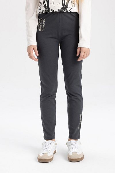 DeFacto Bedruckte lange Leggings für Mädchen C4713a824sm