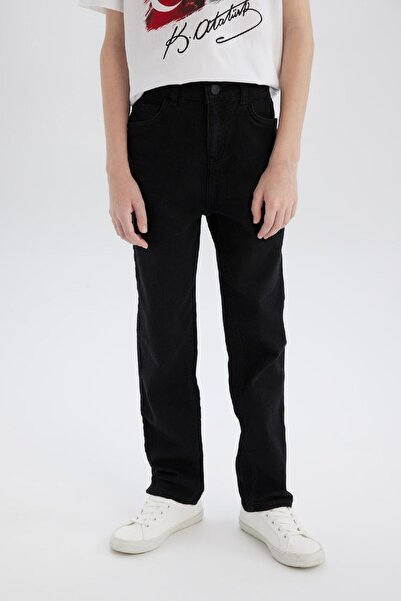 DeFacto Чоловічі джинси Straight Fit Standard Paça Basic Прямі джинси B5445a825sm