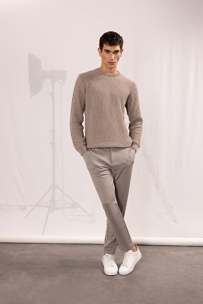DeFacto Jogger καλοκαιρινό υφασμάτινο παντελόνι Basic ίσια τσέπη ίσιο πόδι T6317az25sp