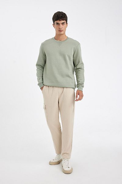 DeFacto Φούτερ Slim Fit Slim Fit Cargo Pocket ίσιο πόδι D6090ax24au