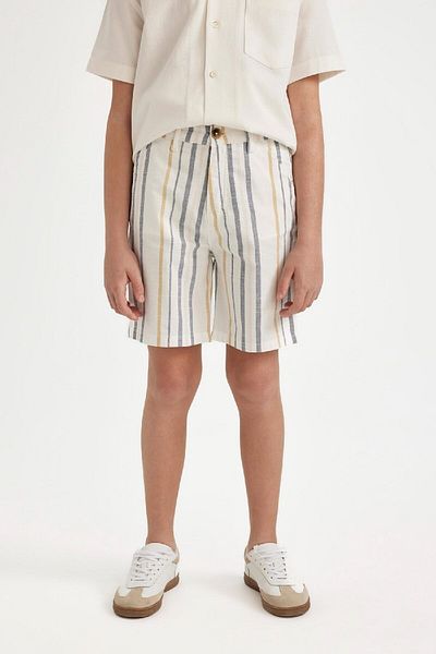 DeFacto Boy's Linen Look Shorts C2984a824sm