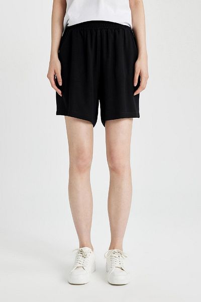 DeFacto High Waist Wide Leg Paperbag Belmando Shorts - T0883AZ24HS