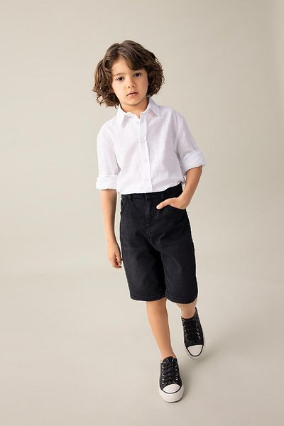 DeFacto Chlapecké kraťasy Basic Straight Jean Shorts B5741A824Sm