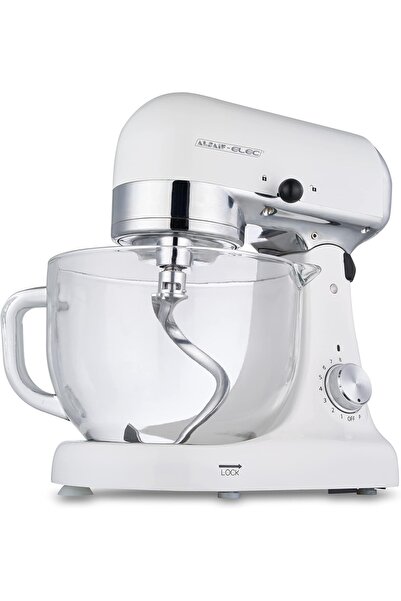 ALSAIF Stand Mixer With Glass Bowl 5 L 1000 W E02227/WH White