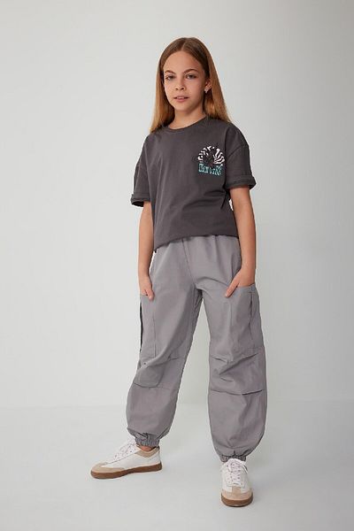 DeFacto Girl's Parachute Cargo Cotton Trousers B5042a824sm