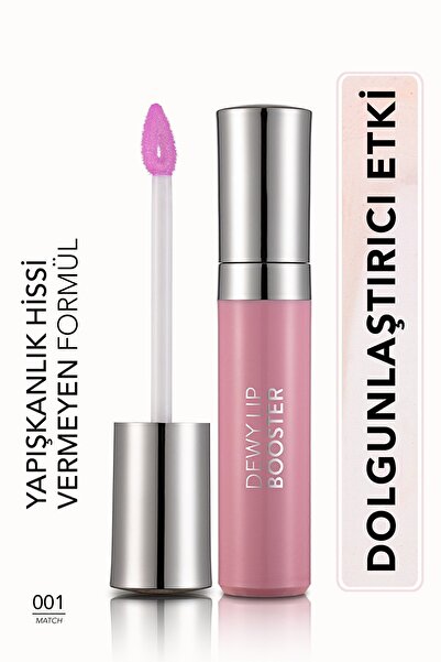 Flormar Plumping Lip Gloss - Dewy Lip Booster - 001 Match - 8690604619030