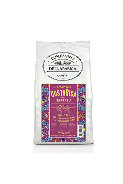 Caffe Corsini 1950 Kosta Rika Tarrazu %100 Arabica Çekirdek Kahve 250gr