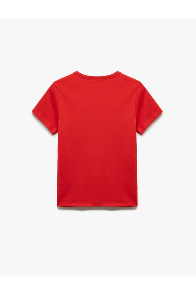 Koton Cotton Slim Fit Short Sleeve Crew Neck Basic T-Shirt