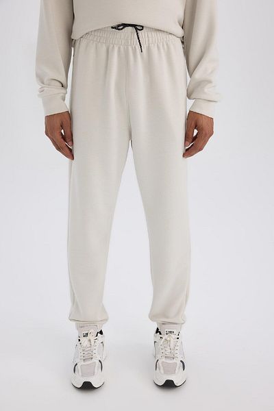 DeFacto Fit Sports Jogger αθλητική φόρμα - 6 Skuba πτυσσόμενο ύφασμα με κορδόνια ελαστικό πόδι