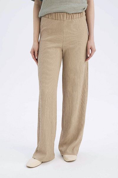 DeFacto Wrap-Around Pants Wide Leg Wide Wide Leg Stretchy Waisted C0200Ax25Sp