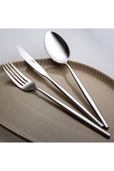 Jumbo 5900 Infinity 12 Person 84 Piece Fork Spoon Knife Set