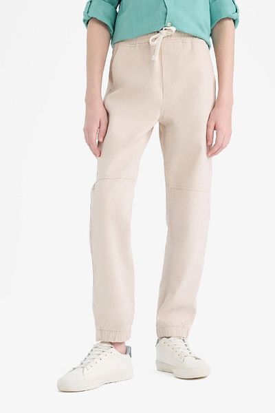 DeFacto Boy's Standard Jogger Leg Gabardine Trousers E5037A825Sp