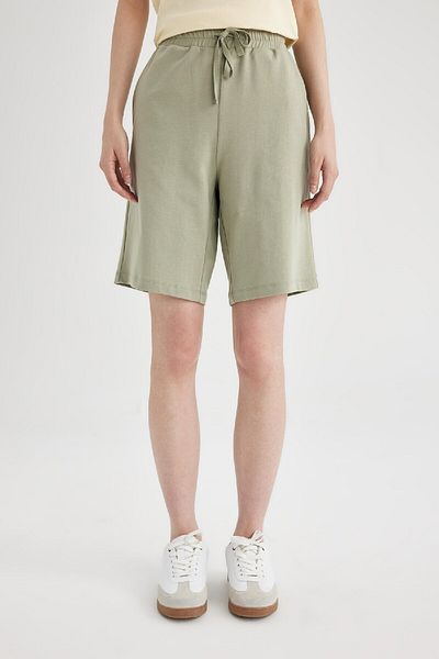 DeFacto Normální pas s rovnými nohama Basic Bermudy - Regular Fit N7439Az24Hs