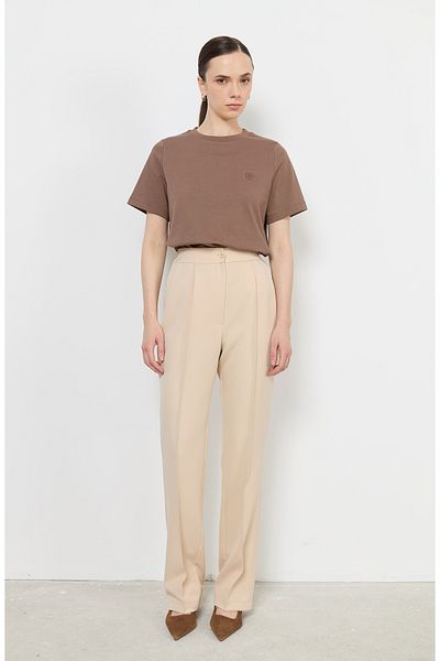 Fatma Atasoy Pantaloni Flare Stone