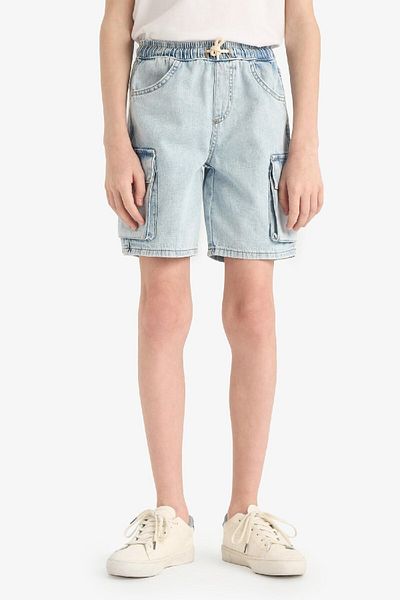 DeFacto Pantaloni scurți Jean pentru băiat D8566A825SM