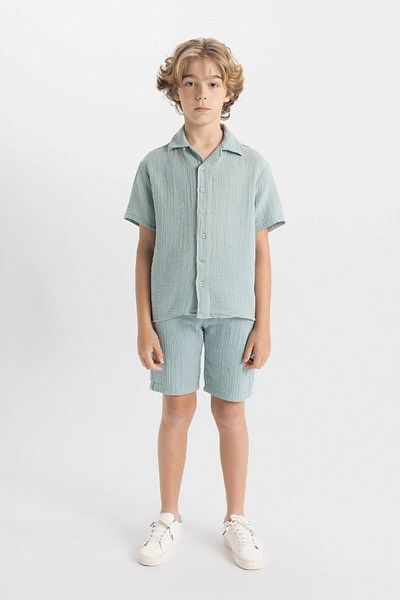 DeFacto Boys' Muslin Shorts - Z5370A624HS