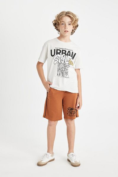 DeFacto Boy's Printed Shorts - C3724A824HS