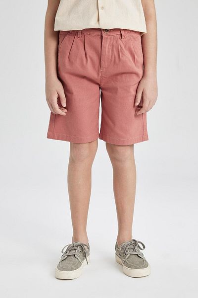 DeFacto Boy's Gabardine Shorts B8940A824SP