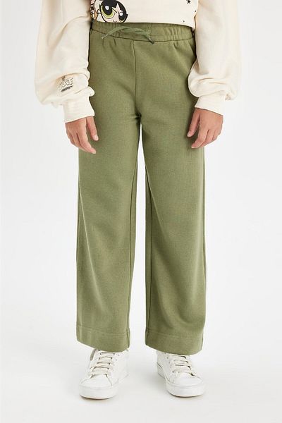 DeFacto Κορίτσι - Φαρδύ πόδι και ελαστική μέση Basic Sweatpants D0743a824au