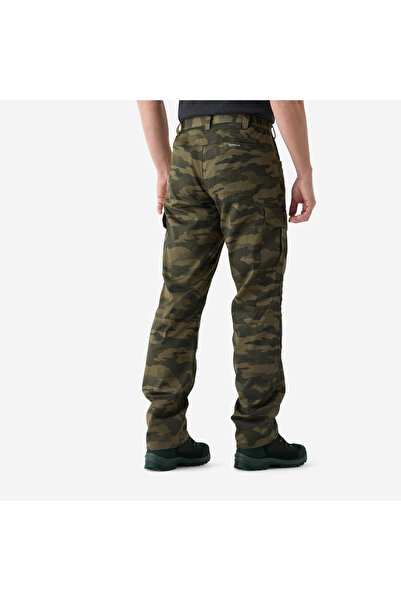 Decathlon Solognac Men's Cargo Hunter Pants - Brown - Hunting and Nature Observation - Steppe 500