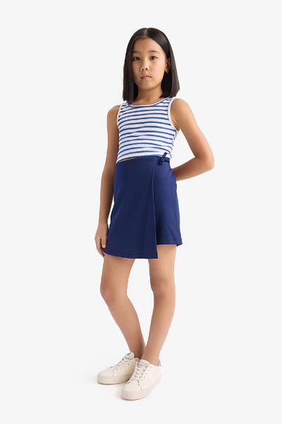 DeFacto Girl's Basic Straight Shorts Skirt B4465A825Sm