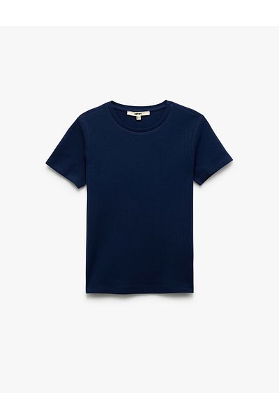 Koton Cotton Short Sleeve Crew Neck Basic T-Shirt