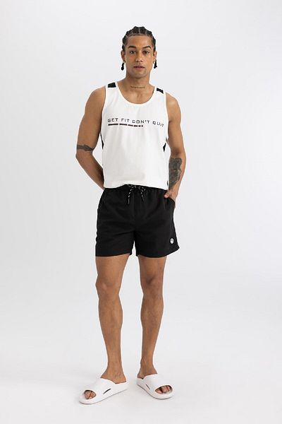 DeFacto Kurze Badeshorts mit Mesh-Futter N0131AZ24HS