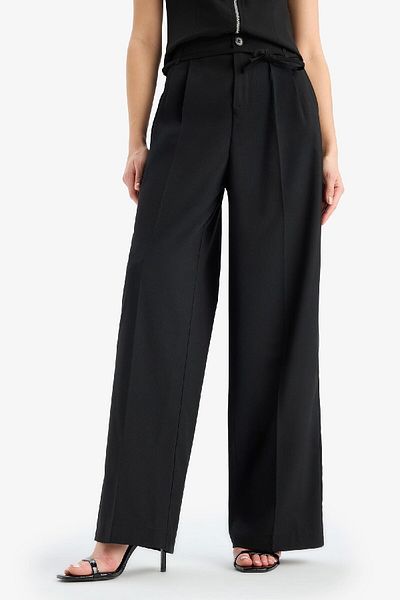 DeFacto Afra X Wide Leg Fabric Pants Three Pockets Regular Waist Standard Length Tyc6616Bee0580B7Ddef7D803