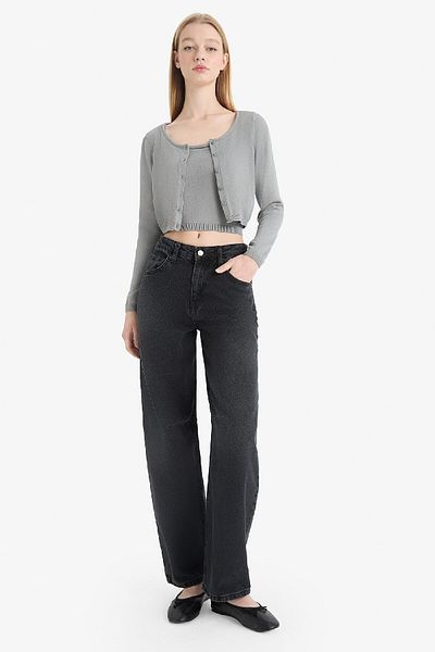 DeFacto Coool Slim Fit Slim Fit Crew Neck Knitwear Sweater E7513Ax25Sp