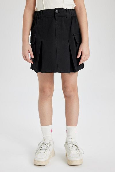 DeFacto Girl's Cotton Cargo Pocket Skirt C0126a824sp