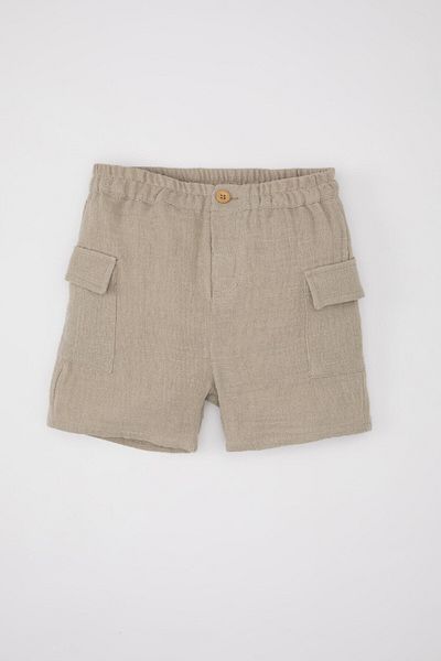 DeFacto Baby Boy Flamed Cotton Shorts C3419a524sm