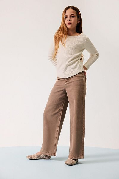 DeFacto Girl Wide Leg Wide Leg Cotton Pants D9131A825Sm