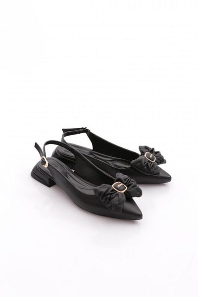DGN 2886 Women's Bow Detailed Ballerinas