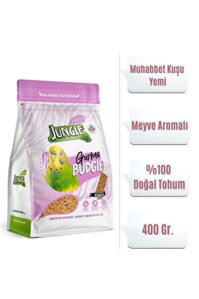 Jungle Gurme Muhabbet Kuşu Yemi 400 Gr. *kraker Hediyeli