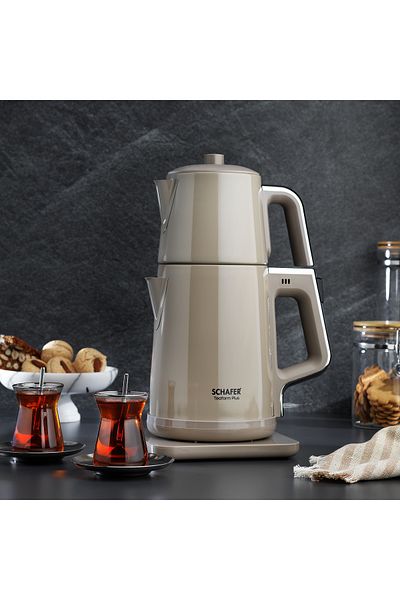 Schafer Stainless Beige Tea Maker Teaform Plus