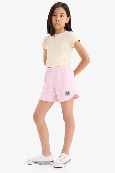 DeFacto Girl's Elastic Waist Printed Shorts E0729A825Hs