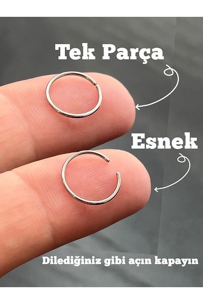 Karınca Piercing Titanium Inch Piercing One Piece Ear, Nostril, Nose and Helix Septum Piercing