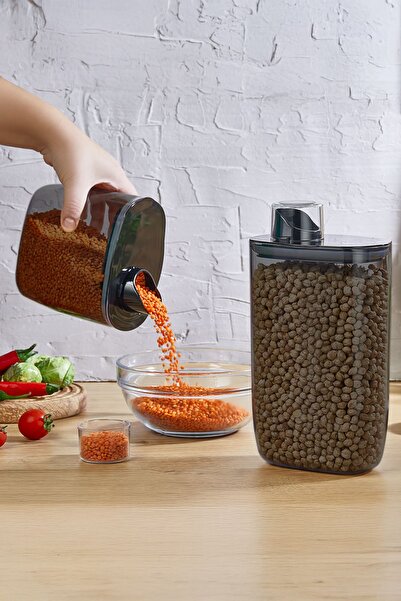 İronika مجموعة من 6 علب تخزين قياسية مع أغطية سيليكون 900 مل